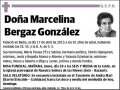 BERGAZ GONZALEZ,MARCELINA