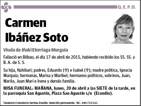 IBAÑEZ SOTO,CARMEN