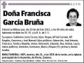 GARCIA BRUÑA,FRANCISCA