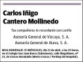 CANTERO MOLLINEDO,CARLOS IÑIGO