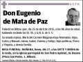 DE MATA DE PAZ,EUGENIO