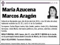MARCOS ARAGON,MARIA AZUCENA