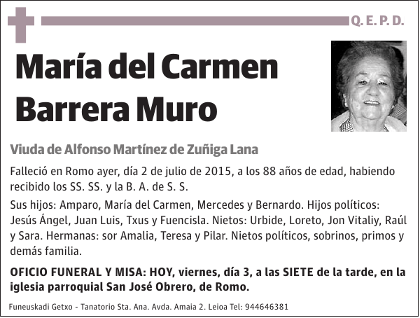 María del Carmen Barrera Muro