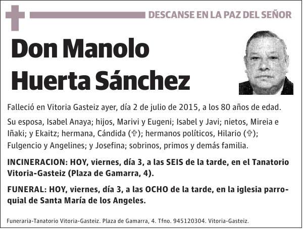 Manolo Huerta Sánchez