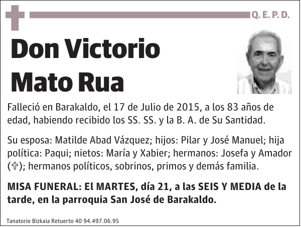 Victorio Mato Rua