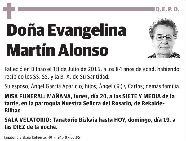 Evangelina Martín Alonso
