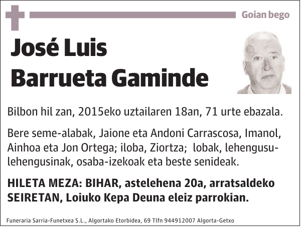 José Luis Barrueta Gaminde