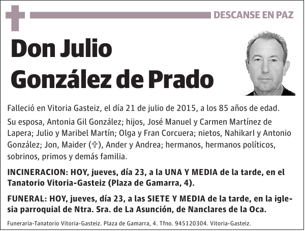 Julio González de Prado
