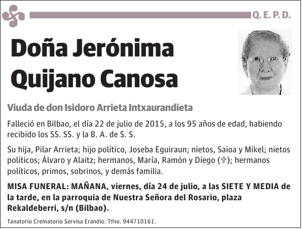 Jerónima Quijano Canosa