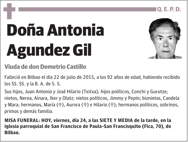 Antonia Agundez Gil