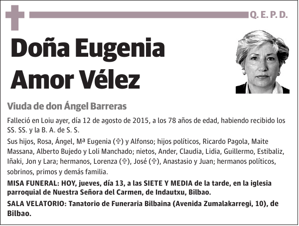 Eugenia Amor Vélez