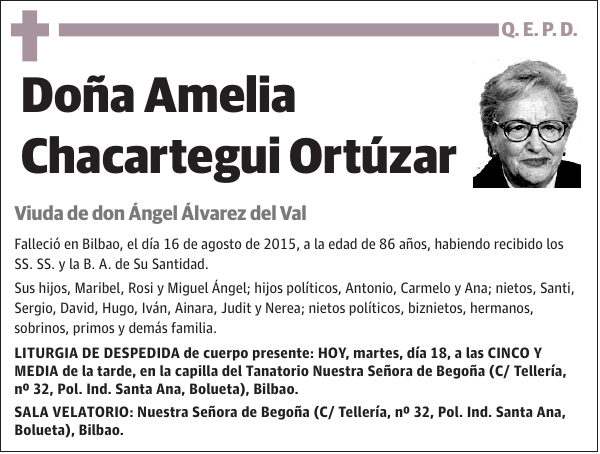 Amelia Chacartegui Ortúzar
