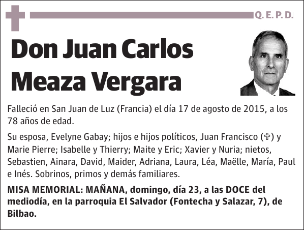 Juan Carlos Meaza Vergara
