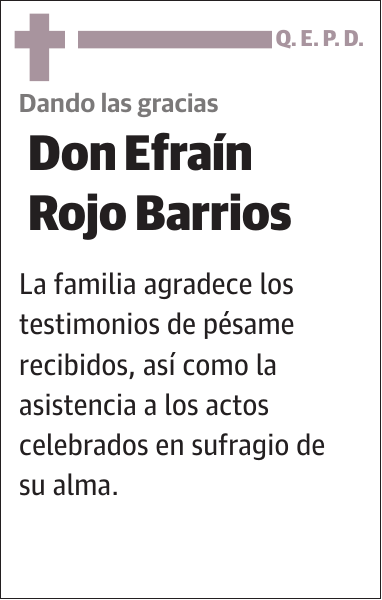 Efraín Rojo Barrios