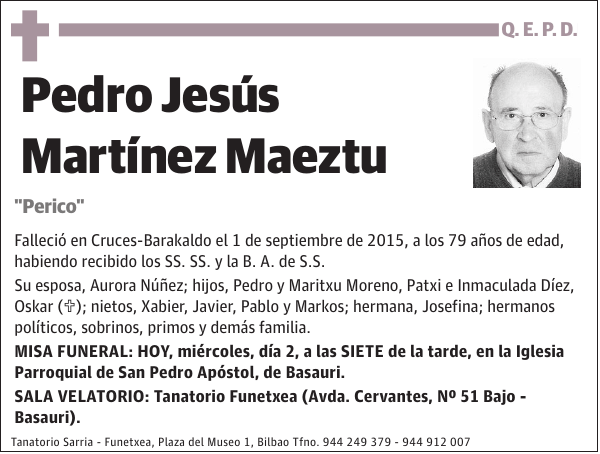 Pedro Jesús Martínez Maeztu 'Perico'