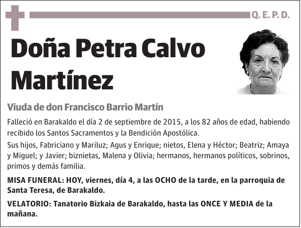Petra Calvo Martínez