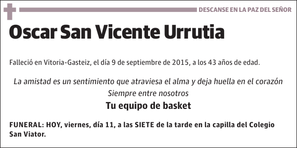 Oscar San Vicente Urrutia