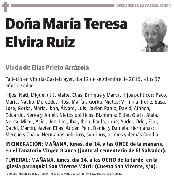 María Teresa Elvira Ruiz