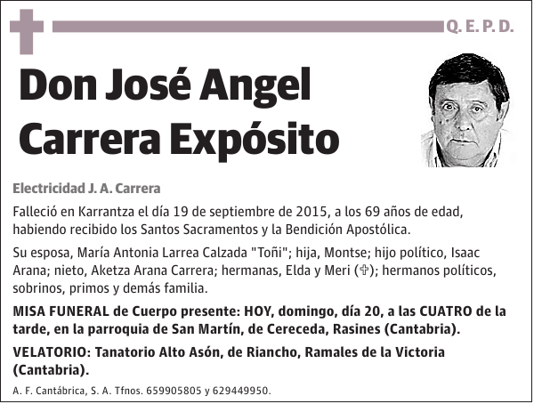 José Ángel Carrera Expósito