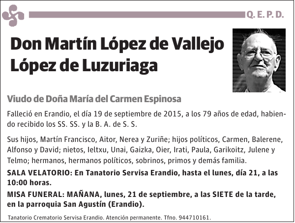 Martín López de Vallejo López de Luzuriaga