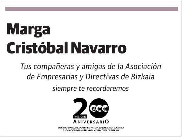Marga Cristóbal Navarro