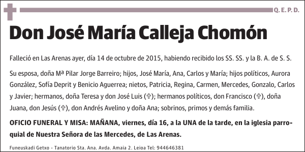 José María Calleja Chomón