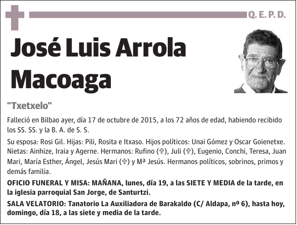 José Luis Arrola Macoaga