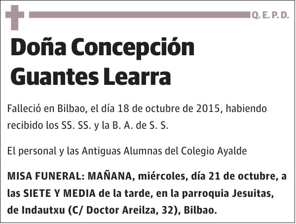 Concepción Guantes Learra