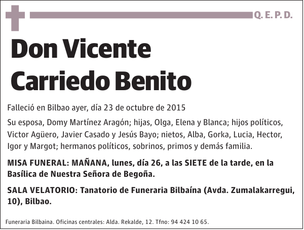 Vicente Carriedo Benito