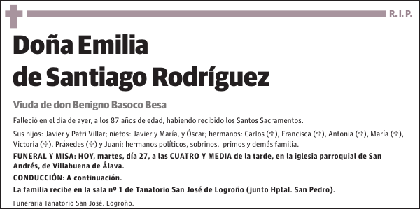 Emilia de Santiago Rodríguez