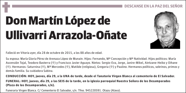 Martín López de Ullivarri Arrazola-Oñate