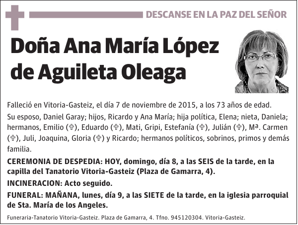Ana María López de Aguileta Oleaga