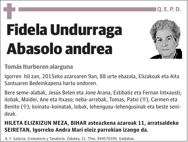 Fidela Undurraga Abasolo