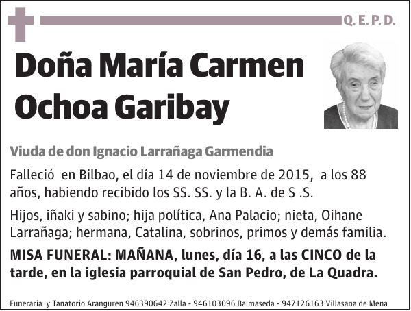 María Carmen Ochoa Garibay