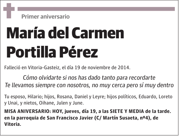 María del Carmen Portilla Pérez