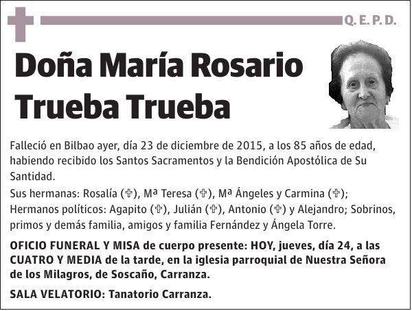 María Rosario Trueba Trueba