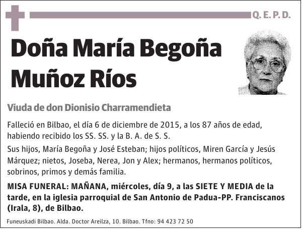 María Begoña Muñoz Ríos
