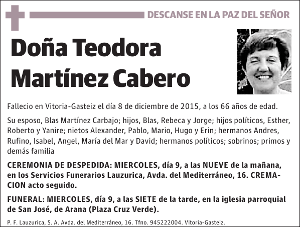 Teodora Martínez Cabero