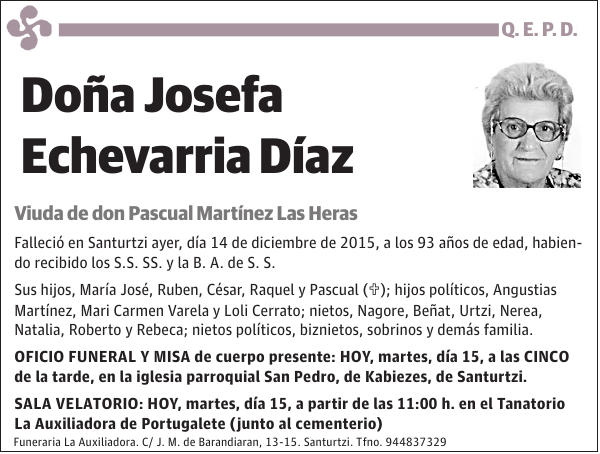 Josefa Echevarria Díaz