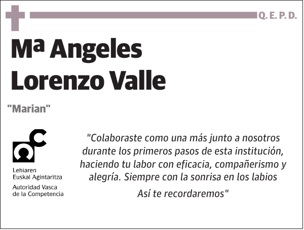 MÂª Angeles Lorenzo Valle
