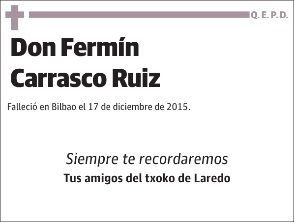 FermÃ­n Carrasco Ruiz
