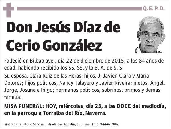 JesÃºs DÃ­az de Cerio GonzÃ¡lez