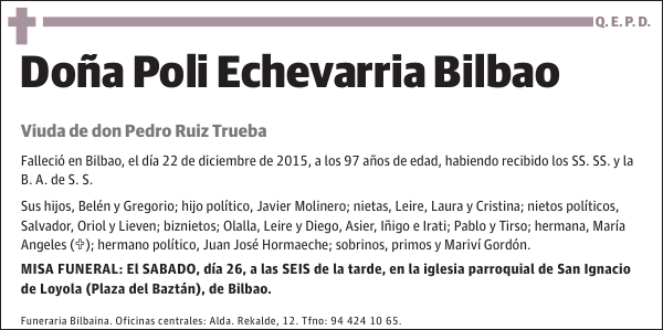 Poli Echevarria Bilbao