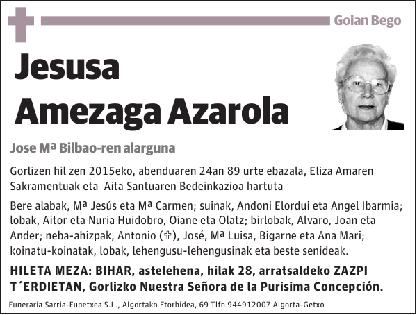 Jesusa Amezaga Azarola