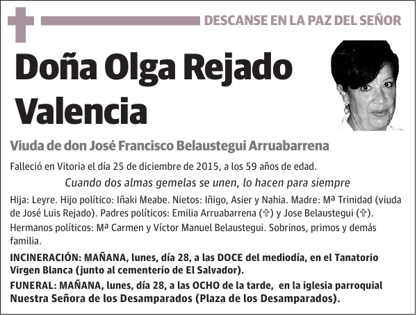 Olga Rejado Valencia