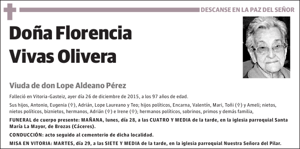 Florencia Vivas Olivera