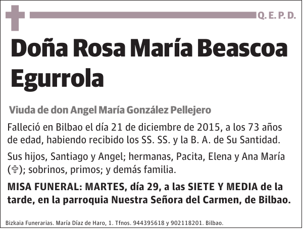 Rosa MarÃ­a Beascoa Egurrola