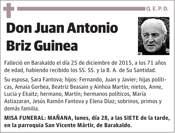 Juan Antonio Briz Guinea