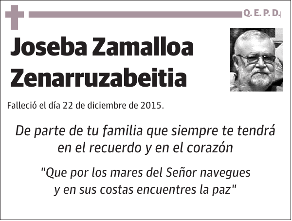 Joseba Zamalloa Zenarruzabeitia