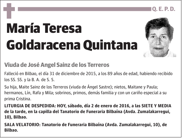 María Teresa Goldaracena Quintana